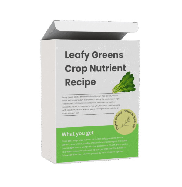 Leafy greens-Nutrient recipe