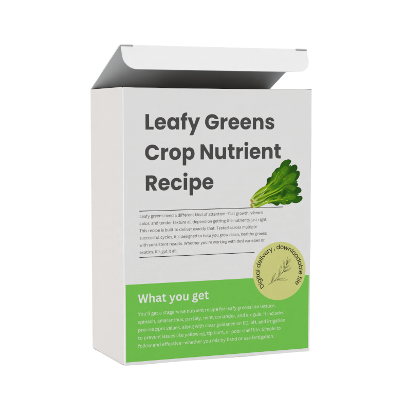 Leafy greens-Nutrient recipe